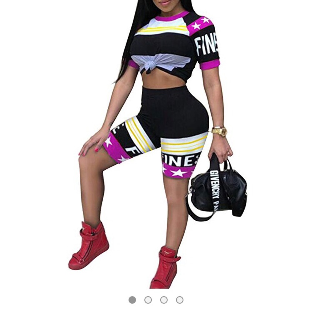 Women’s Color Block Two Piece Outfit !!!!